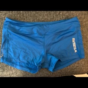 Size small virus shorts